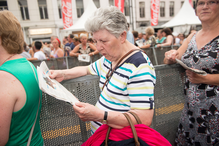 Vlaanderen zingt 2014 @ Gentse Feesten - Sint Baafsplein, picture 39, photographed by Dimitri Vanlommel - FrontView Magazine