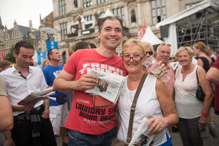 Vlaanderen zingt 2014 @ Gentse Feesten - Sint Baafsplein, picture 42, photographed by Dimitri Vanlommel - FrontView Magazine