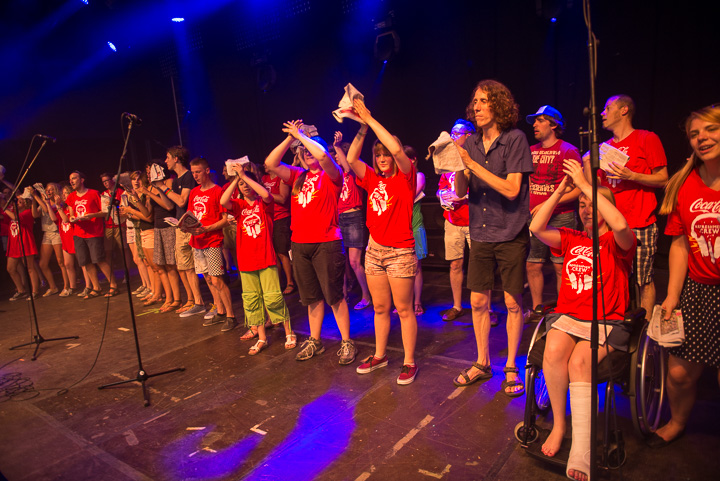 Vlaanderen zingt 2014 @ Gentse Feesten - Sint Baafsplein, picture 57, photographed by Dimitri Vanlommel - FrontView Magazine