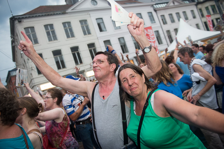 Vlaanderen zingt 2014 @ Gentse Feesten - Sint Baafsplein, picture 63, photographed by Dimitri Vanlommel - FrontView Magazine