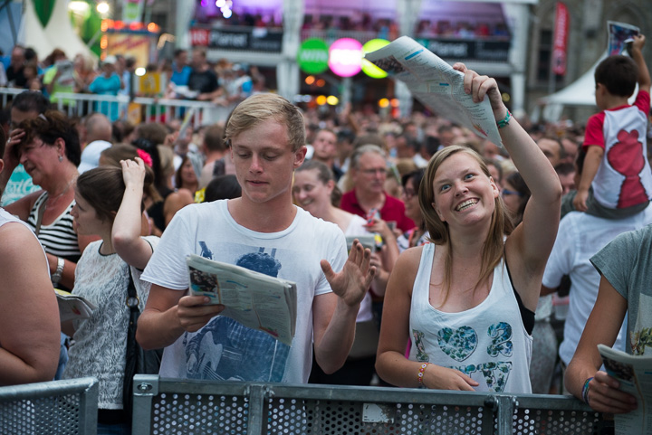 Vlaanderen zingt 2014 @ Gentse Feesten - Sint Baafsplein, picture 66, photographed by Dimitri Vanlommel - FrontView Magazine