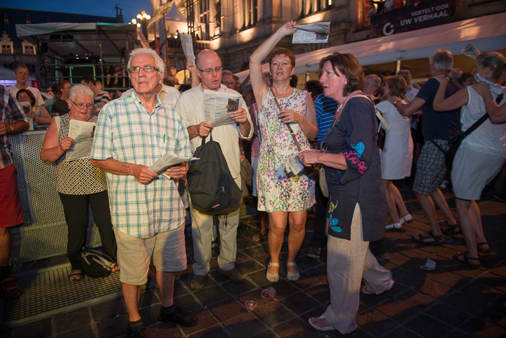 Vlaanderen zingt 2014 @ Gentse Feesten - Sint Baafsplein, picture 86, photographed by Dimitri Vanlommel - FrontView Magazine