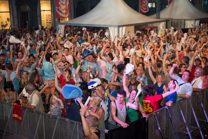 Vlaanderen zingt 2014 @ Gentse Feesten - Sint Baafsplein, picture 98, photographed by Dimitri Vanlommel - FrontView Magazine