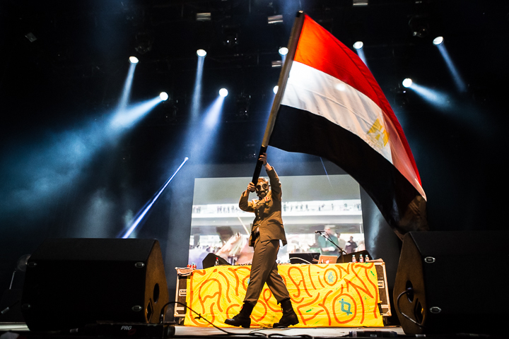 Cairo Liberation Front @ Dour 2014, picture 2, photographed by Dorien Goetschalckx - FrontView Magazine