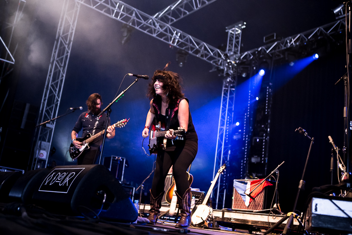Lisa Leblanc @ Dour 2014, picture 1, photographed by Dorien Goetschalckx - FrontView Magazine