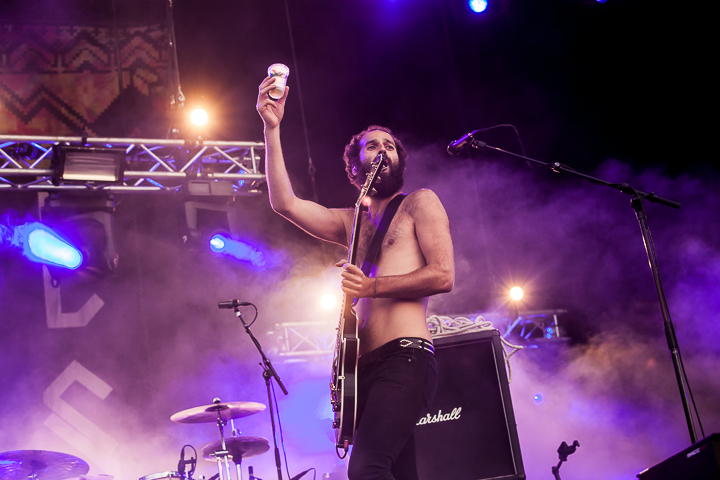 Crystal Fighters @ Zwarte Cross 2014, foto 1, foto's door Dorien Goetschalckx - FrontView Magazine