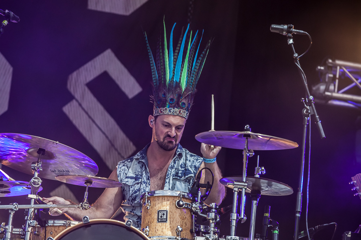 Crystal Fighters @ Zwarte Cross 2014, foto 2, foto's door Dorien Goetschalckx - FrontView Magazine