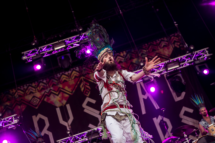 Crystal Fighters @ Zwarte Cross 2014, foto 7, foto's door Dorien Goetschalckx - FrontView Magazine