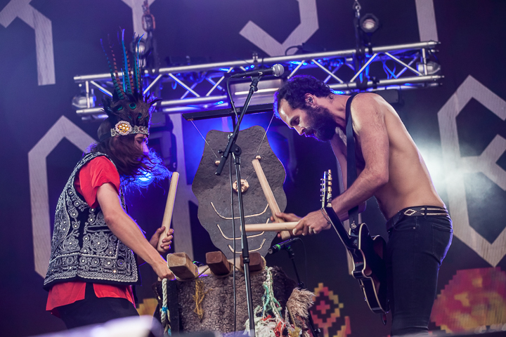 Crystal Fighters @ Zwarte Cross 2014, foto 8, foto's door Dorien Goetschalckx - FrontView Magazine