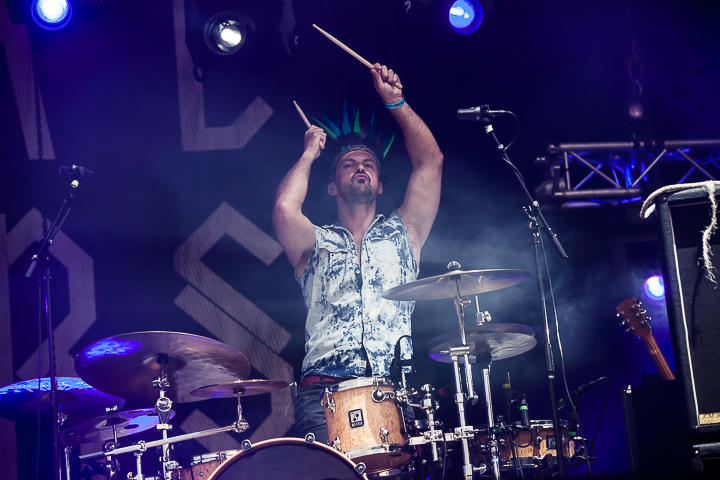 Crystal Fighters @ Zwarte Cross 2014, foto 9, foto's door Dorien Goetschalckx - FrontView Magazine