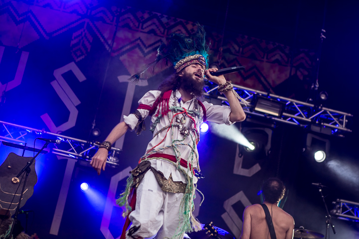 Crystal Fighters @ Zwarte Cross 2014, foto 13, foto's door Dorien Goetschalckx - FrontView Magazine