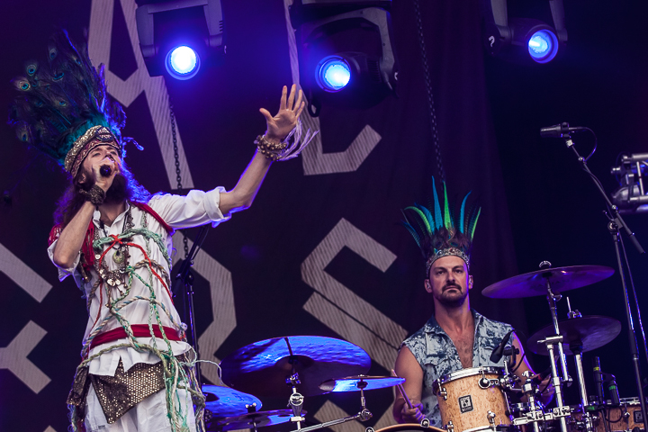 Crystal Fighters @ Zwarte Cross 2014, foto 14, foto's door Dorien Goetschalckx - FrontView Magazine
