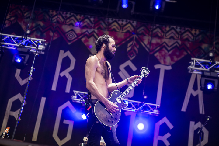 Crystal Fighters @ Zwarte Cross 2014, foto 18, foto's door Dorien Goetschalckx - FrontView Magazine