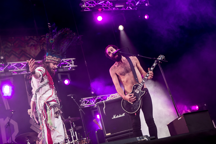 Crystal Fighters @ Zwarte Cross 2014, foto 20, foto's door Dorien Goetschalckx - FrontView Magazine