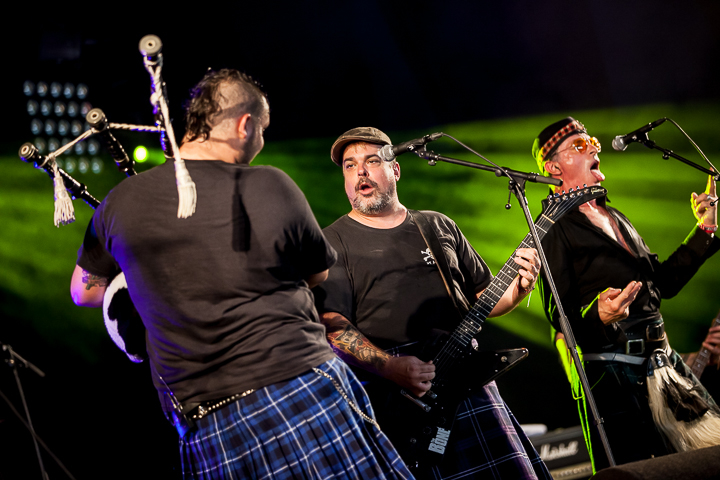 The Real McKenzies @ Zwarte Cross 2014, foto 4, foto's door Dorien Goetschalckx - FrontView Magazine