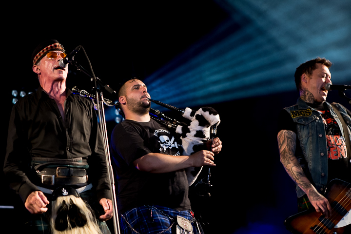 The Real McKenzies @ Zwarte Cross 2014, foto 7, foto's door Dorien Goetschalckx - FrontView Magazine