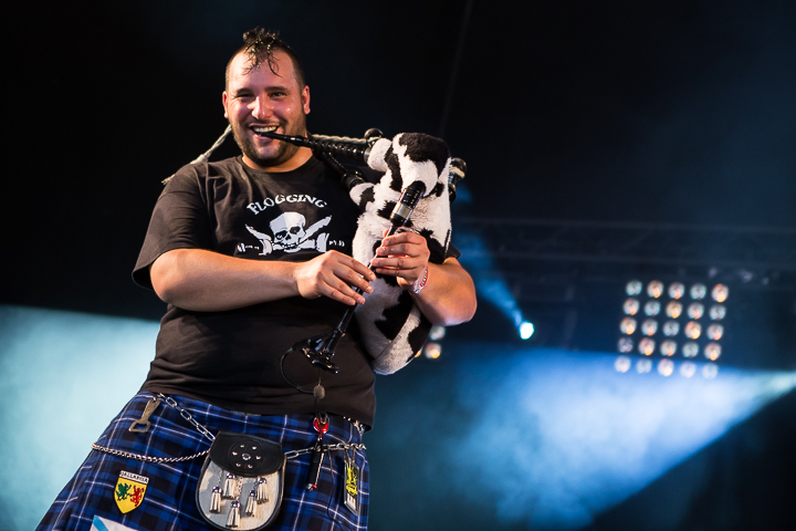 The Real McKenzies @ Zwarte Cross 2014, foto 19, foto's door Dorien Goetschalckx - FrontView Magazine