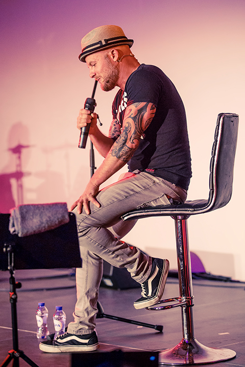 Marco Roelofs @ M-idzomer 2014, picture 6, photographed by Elke Briers - FrontView Magazine