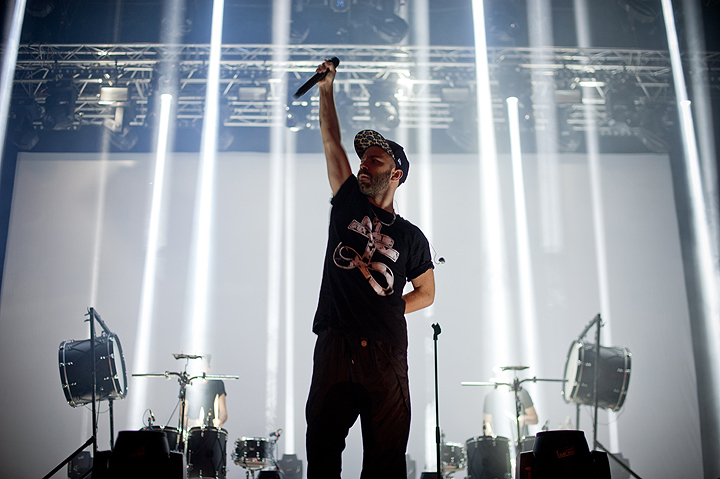 Woodkid @ Ronquières Festival 2014, picture 2, photographed by Magali Decamps - FrontView Magazine
