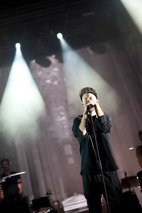 Woodkid @ Ronquières Festival 2014, picture 6, photographed by Magali Decamps - FrontView Magazine
