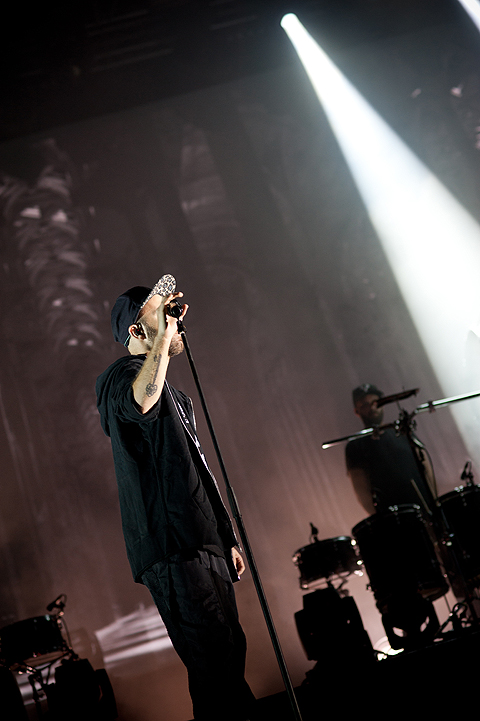 Woodkid @ Ronquières Festival 2014, picture 14, photographed by Magali Decamps - FrontView Magazine