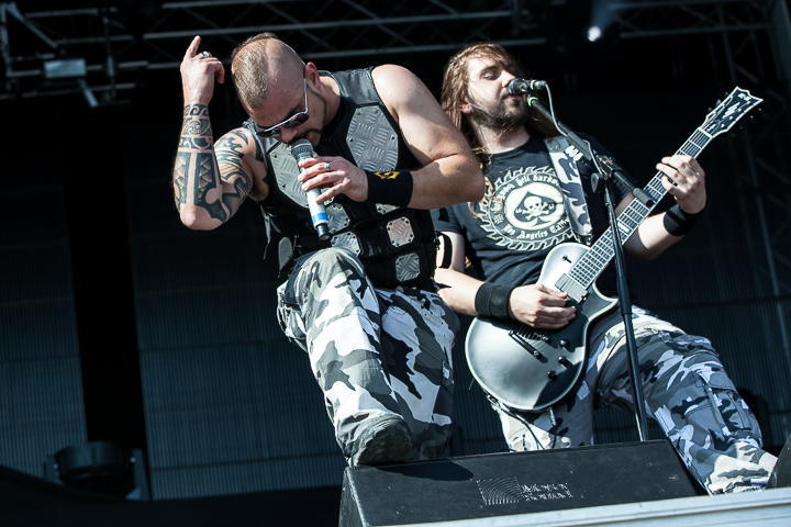 Sabaton @ See-Rock Festival 2014, picture 10, photographed by Dorien Goetschalckx - FrontView Magazine