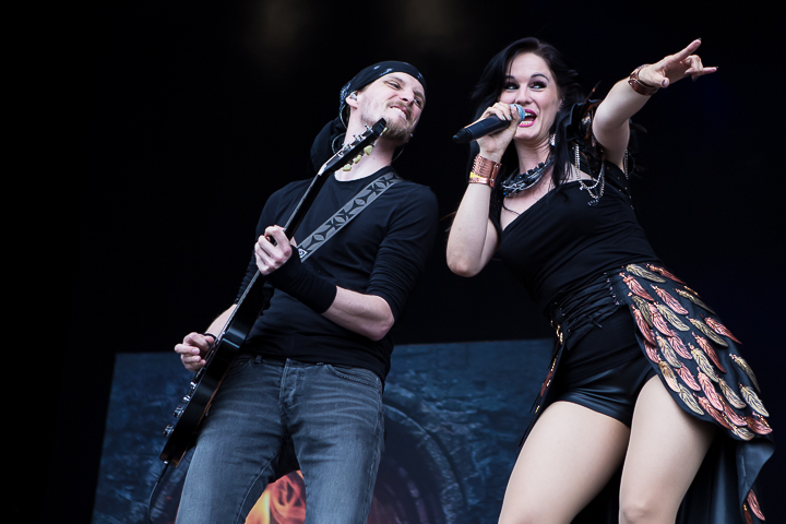 Xandria @ Cityrock Leeuwarden 2014, picture 2, photographed by Dorien Goetschalckx - FrontView Magazine