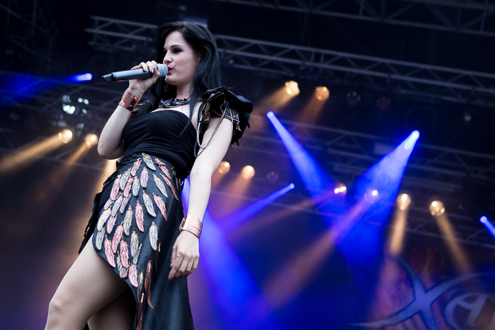 Xandria @ Cityrock Leeuwarden 2014, picture 5, photographed by Dorien Goetschalckx - FrontView Magazine