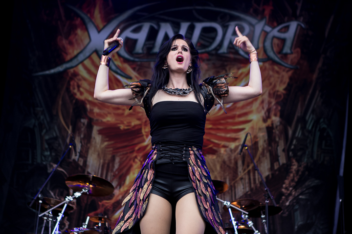 Xandria @ Cityrock Leeuwarden 2014, picture 9, photographed by Dorien Goetschalckx - FrontView Magazine