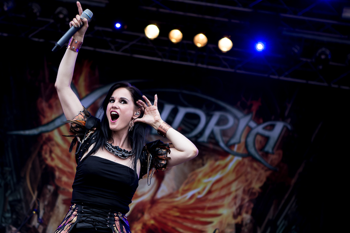 Xandria @ Cityrock Leeuwarden 2014, picture 13, photographed by Dorien Goetschalckx - FrontView Magazine
