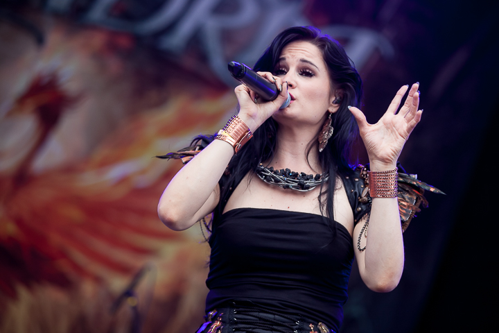 Xandria @ Cityrock Leeuwarden 2014, picture 17, photographed by Dorien Goetschalckx - FrontView Magazine