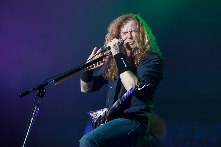 Megadeth @ Into the Grave 2014, foto 1, foto's door Dorien Goetschalckx - FrontView Magazine