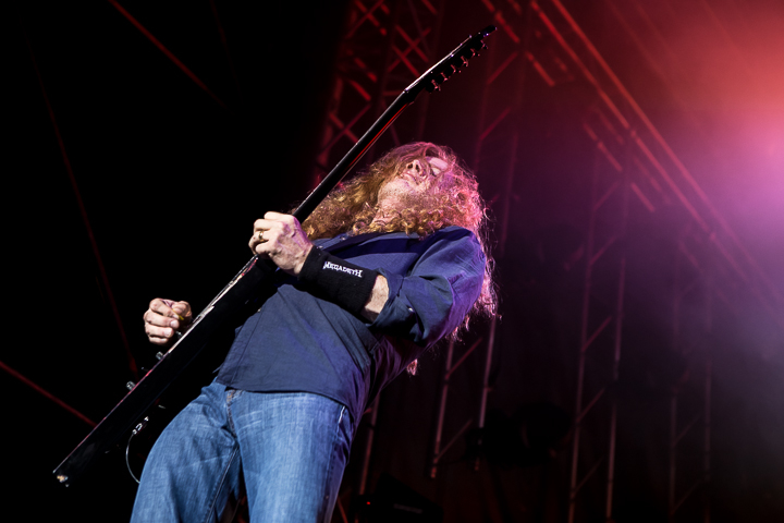 Megadeth @ Into the Grave 2014, foto 3, foto's door Dorien Goetschalckx - FrontView Magazine