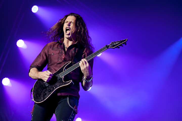 Megadeth @ Into the Grave 2014, foto 8, foto's door Dorien Goetschalckx - FrontView Magazine