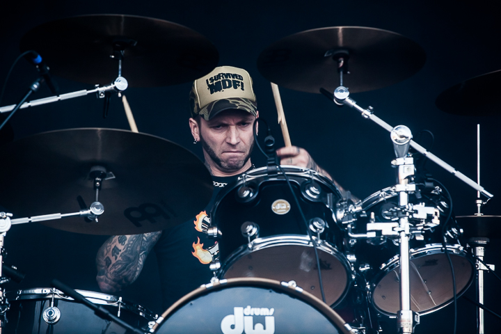 Schirenc Plays Pungent Stench @ Into the Grave 2014, picture 8, photographed by Dorien Goetschalckx - FrontView Magazine