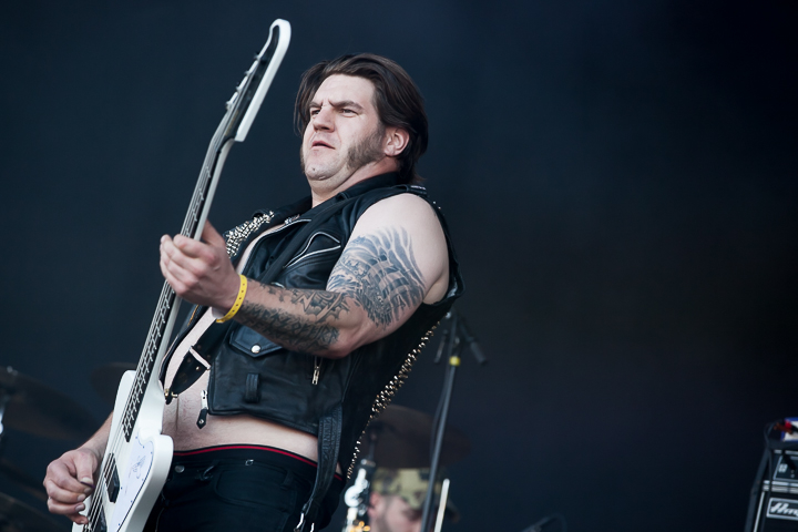 Schirenc Plays Pungent Stench @ Into the Grave 2014, picture 9, photographed by Dorien Goetschalckx - FrontView Magazine
