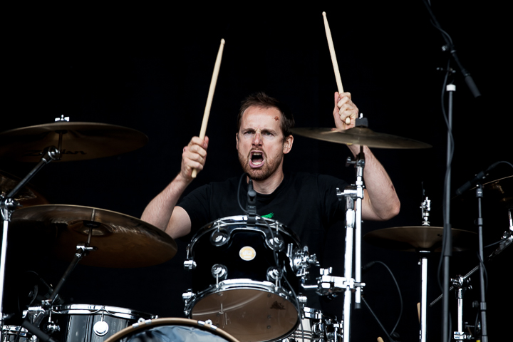 Teethgrinder @ Into the Grave 2014, picture 2, photographed by Dorien Goetschalckx - FrontView Magazine