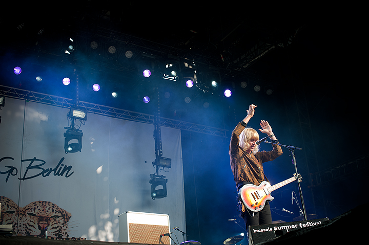 Go Go Berlin @ Brussels Summer Festival 2014, foto 2, foto's door Magali Decamps - FrontView Magazine