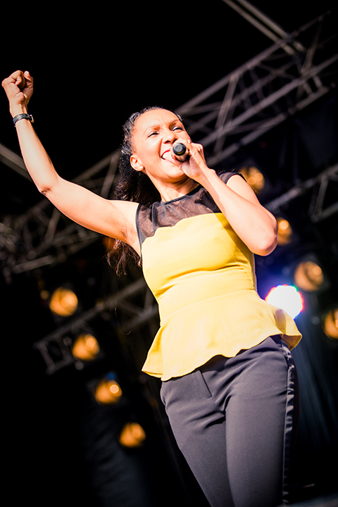 Rozalla @ Nostalgie Beach Festival 2014, picture 3, photographed by Elke Briers - FrontView Magazine