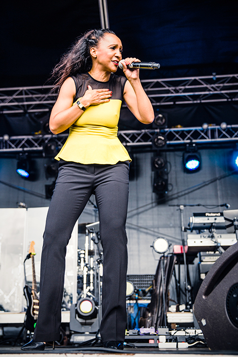 Rozalla @ Nostalgie Beach Festival 2014, picture 10, photographed by Elke Briers - FrontView Magazine