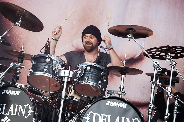 Delain @ Summer Breeze 2014, picture 5, photographed by Dorien Goetschalckx - FrontView Magazine