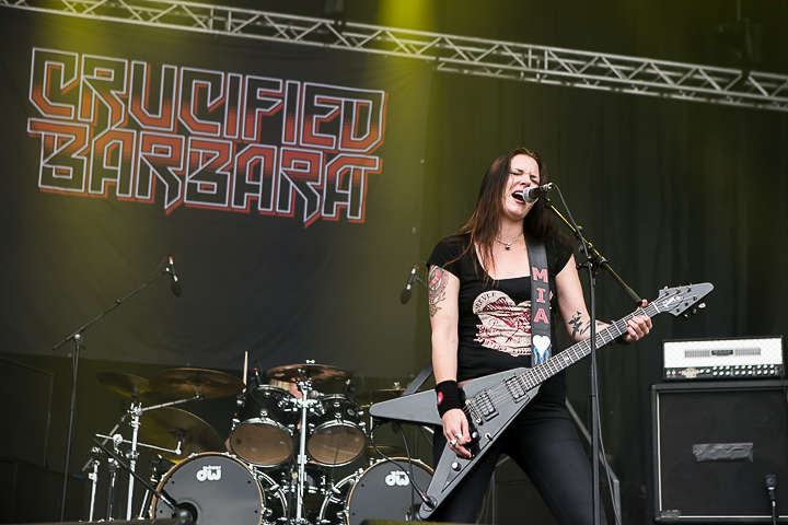 Crucified Barbara @ Summer Breeze 2014, picture 6, photographed by Dorien Goetschalckx - FrontView Magazine