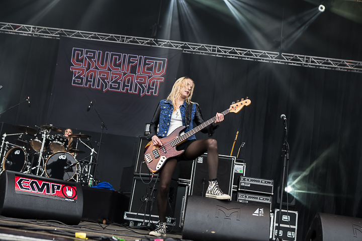 Crucified Barbara @ Summer Breeze 2014, picture 7, photographed by Dorien Goetschalckx - FrontView Magazine