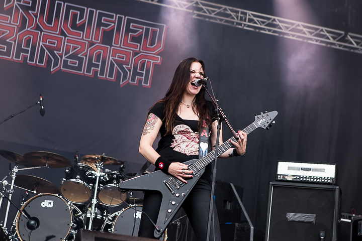 Crucified Barbara @ Summer Breeze 2014, picture 8, photographed by Dorien Goetschalckx - FrontView Magazine