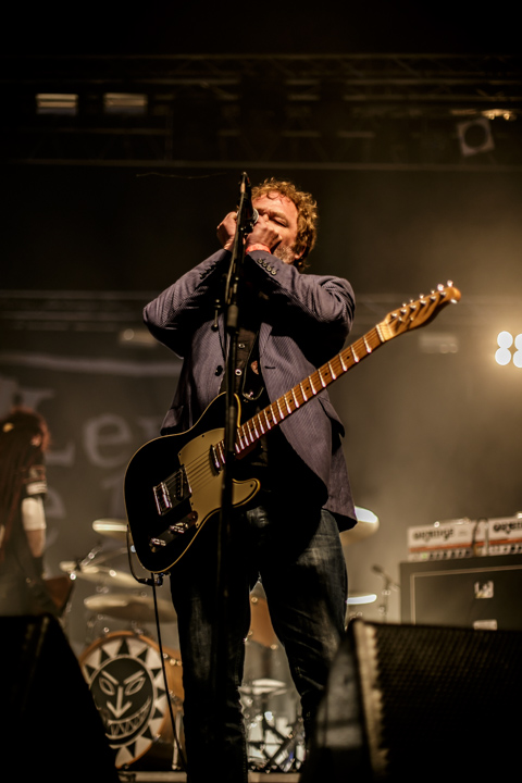 The Levellers @ Boerenrock 2014, foto 2, foto's door Tristan Herftijd - FrontView Magazine