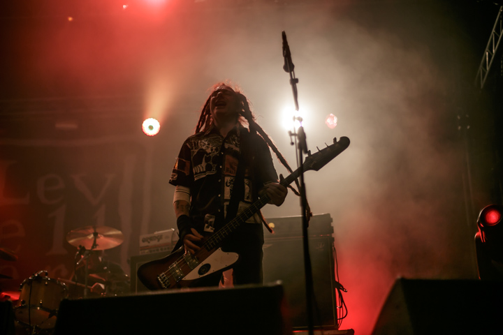 The Levellers @ Boerenrock 2014, foto 7, foto's door Tristan Herftijd - FrontView Magazine