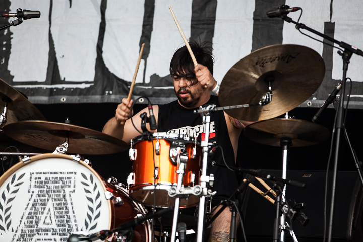 All For Nothing @ Masters@ Rock 2014, picture 4, photographed by Dorien Goetschalckx - FrontView Magazine