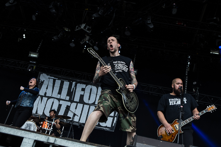 All For Nothing @ Masters@ Rock 2014, picture 13, photographed by Dorien Goetschalckx - FrontView Magazine