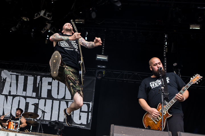 All For Nothing @ Masters@ Rock 2014, picture 21, photographed by Dorien Goetschalckx - FrontView Magazine