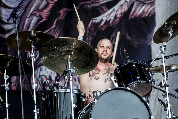 Evergreen Terrace @ Masters@ Rock 2014, picture 15, photographed by Dorien Goetschalckx - FrontView Magazine
